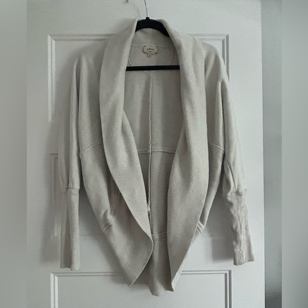 Wilfred Diderot Sweater cardigan studded size XS  cream / beige